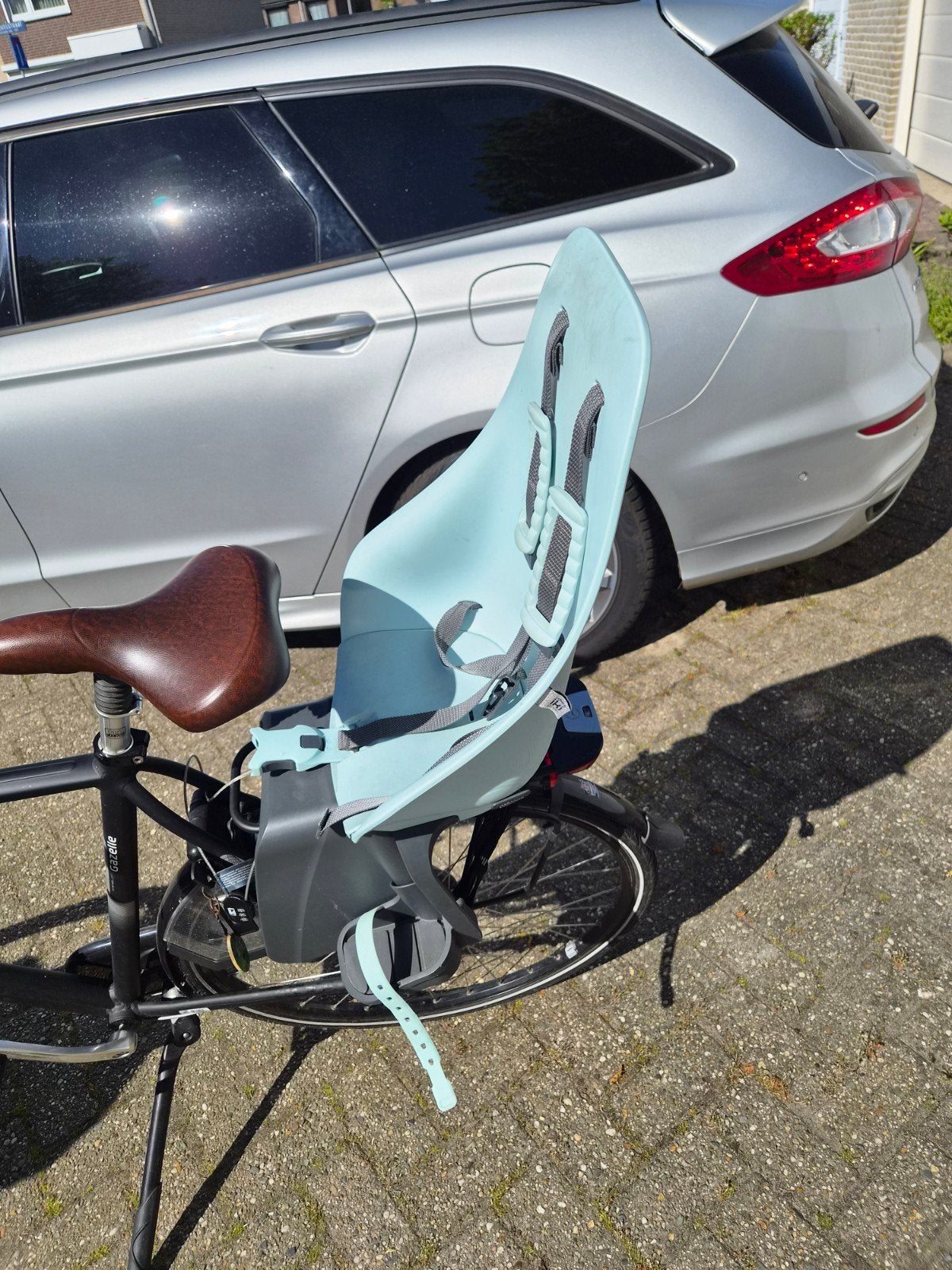 Urban Iki Achterzitje Fiets met Voetsteunen en Slot, Ophalen, Achterzitje, 9 t/m 18 kg, Urban Iki