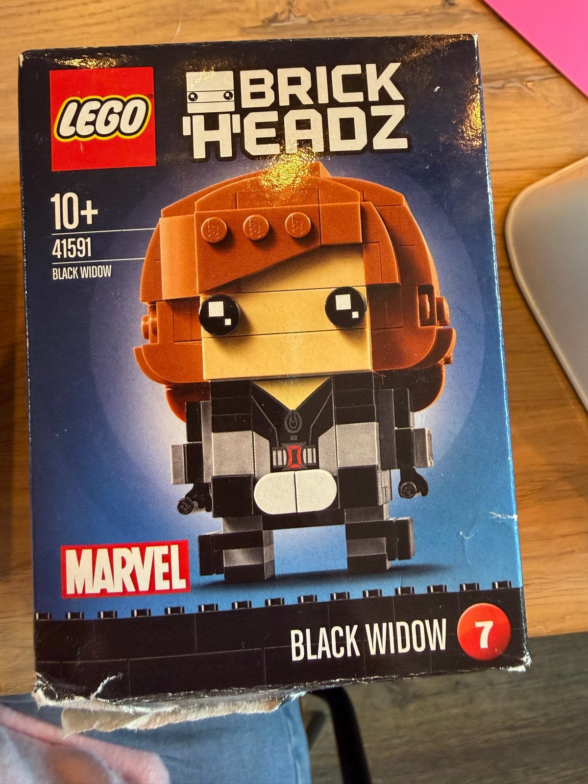 LEGO BrickHeadz 41591 Black Widow - Onderdelen ontbreken, Ophalen of Verzenden, Gebruikt
