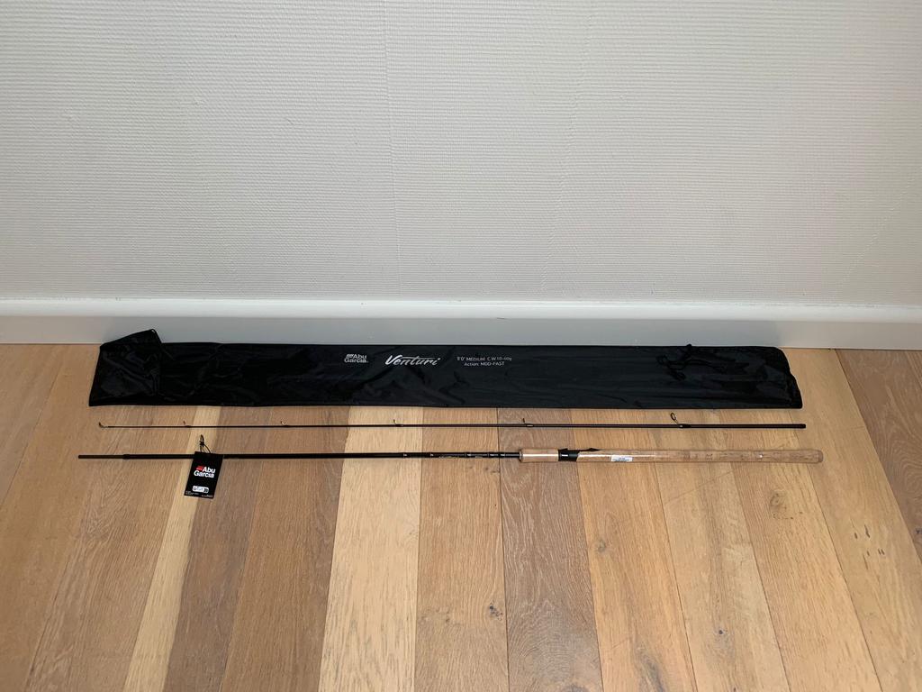 Nieuwe Abu Garcia Venturi V2 spinhengel, 2.70m & 10-40 gr, Abu garcia, Werphengel, Nieuw, Ophalen of Verzenden