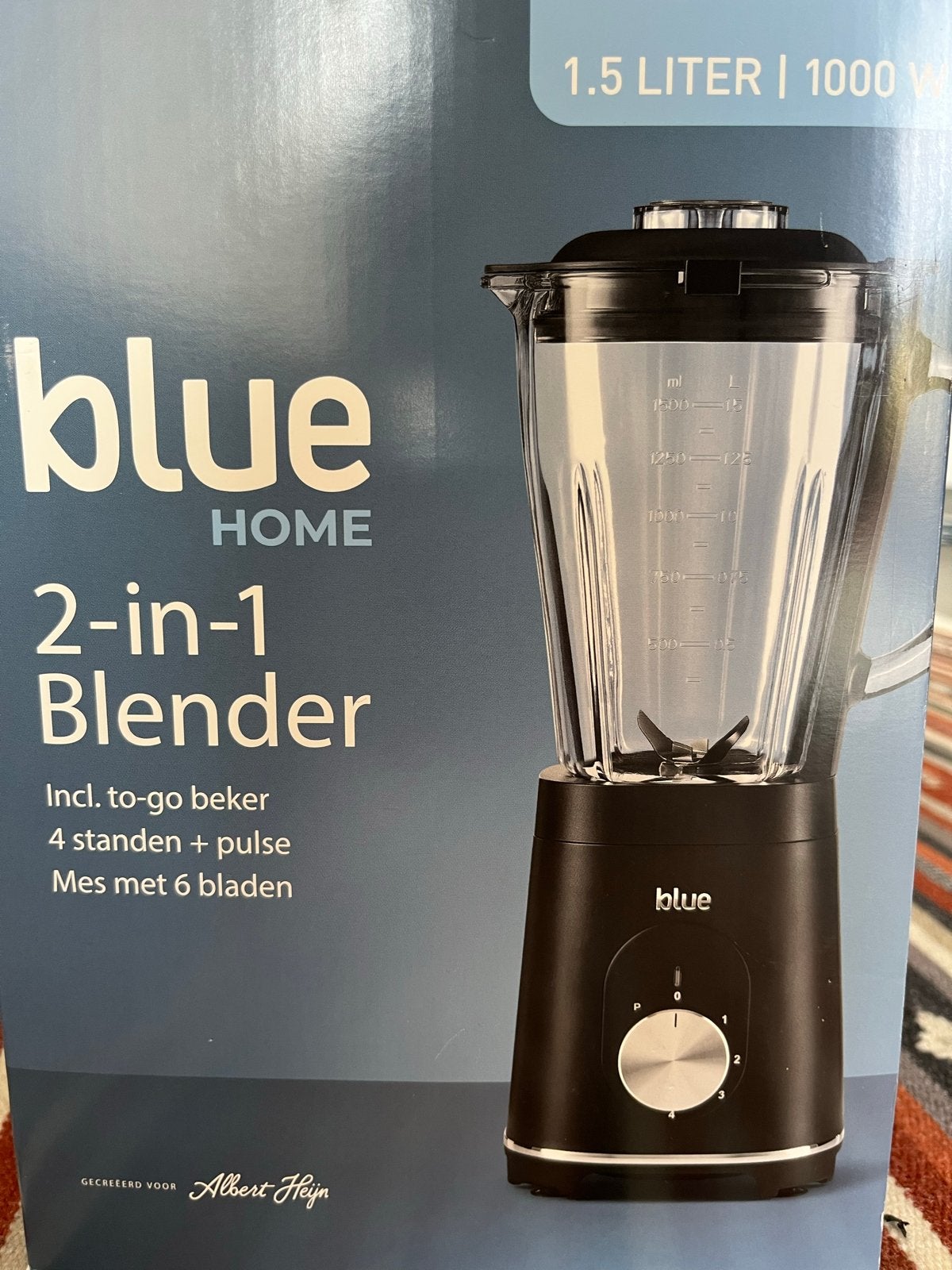 Onderdelen van Blue Home 2-in-1 Blender 1000W, Ophalen of Verzenden, Nieuw, Blender
