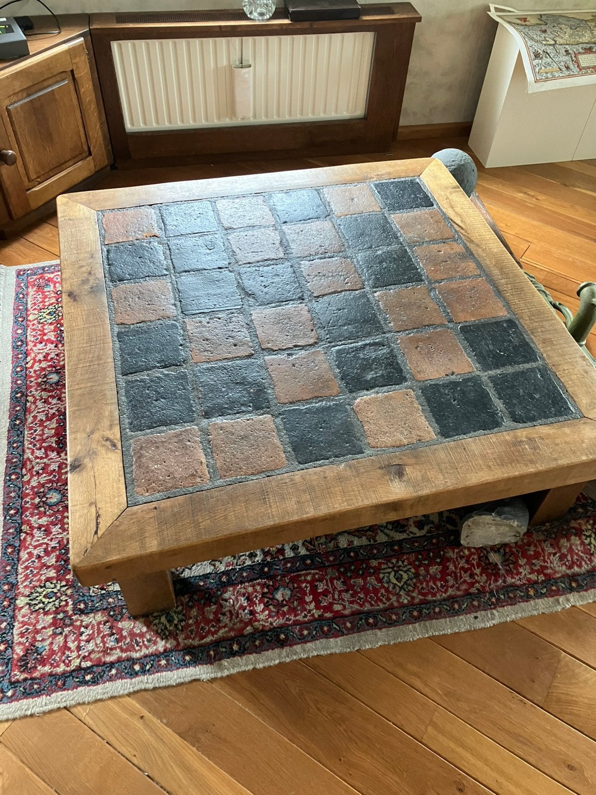 Salontafel, Huis en Inrichting, Tafels | Salontafels, Ophalen, 100 tot 150 cm, 50 tot 100 cm, Zo goed als nieuw