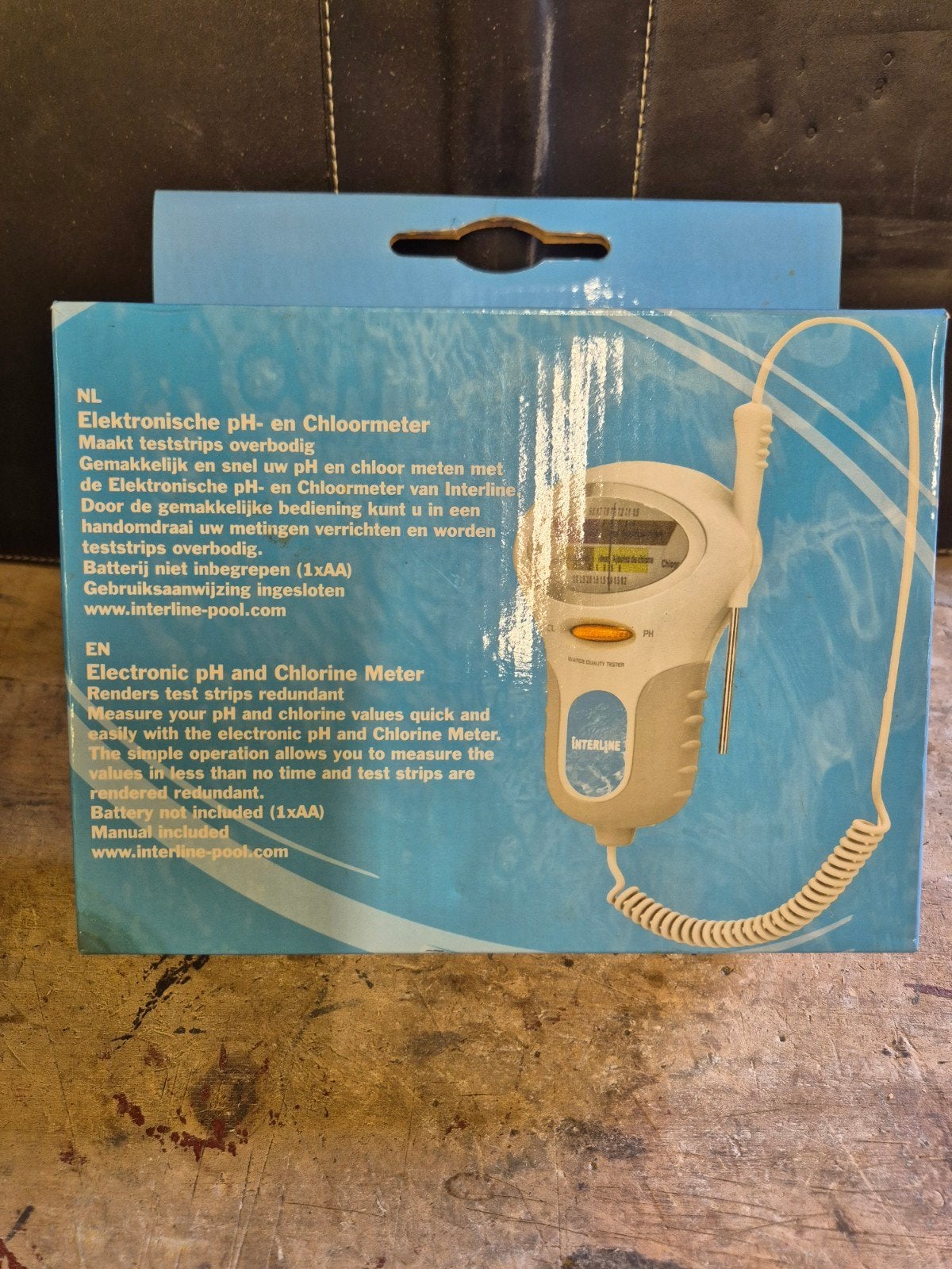 Interline Elektronische pH- en Chloormeter, Tuin en Terras, Ophalen