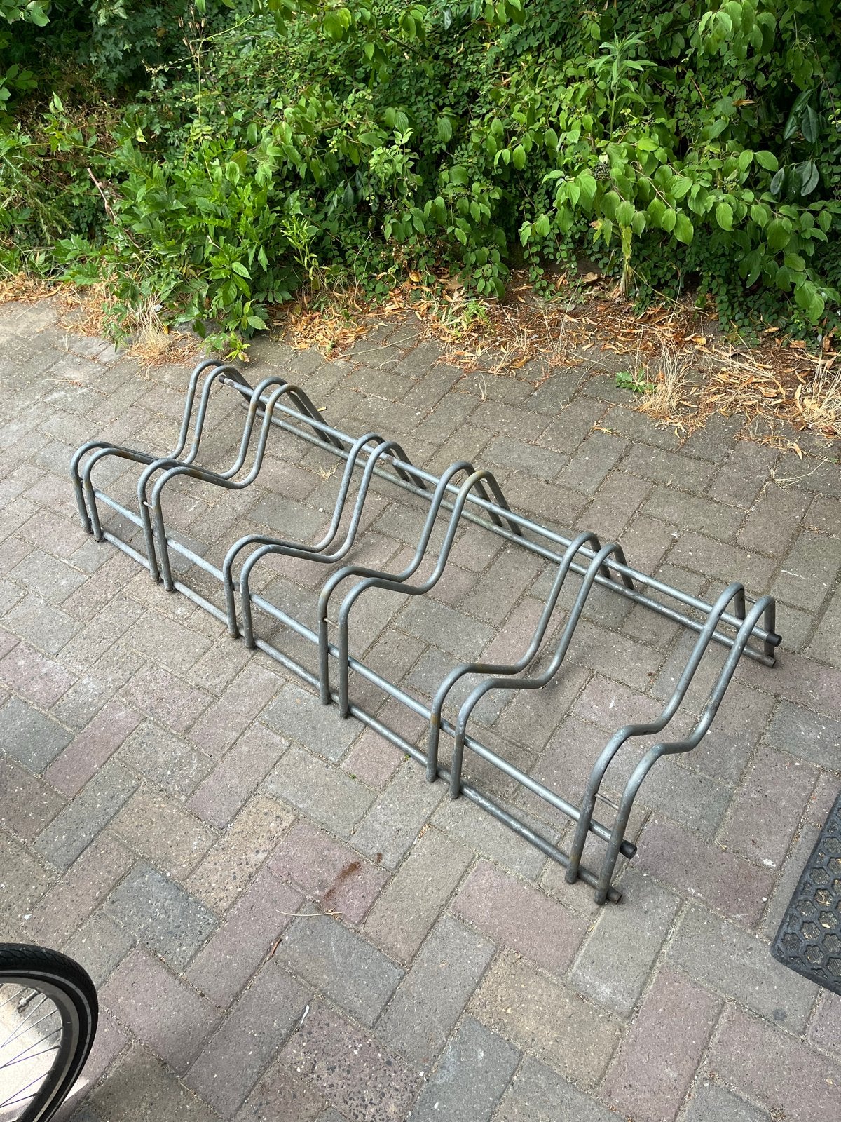 Fietsenrek voor 6 fietsen - Gebruikt, Ophalen, Gebruikt