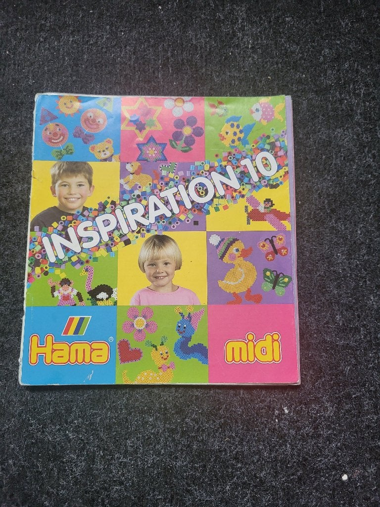 Inspiration 10 hamma strijkkralen voorbeeldboek, Ophalen, Gebruikt