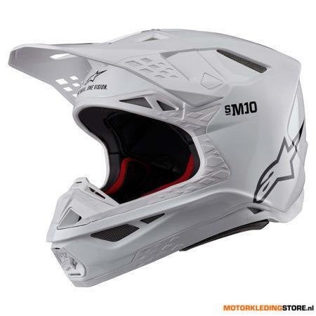 Alpinestars Supertech S-M10 Crosshelm, Wit, Ophalen of Verzenden, Nieuw met kaartje