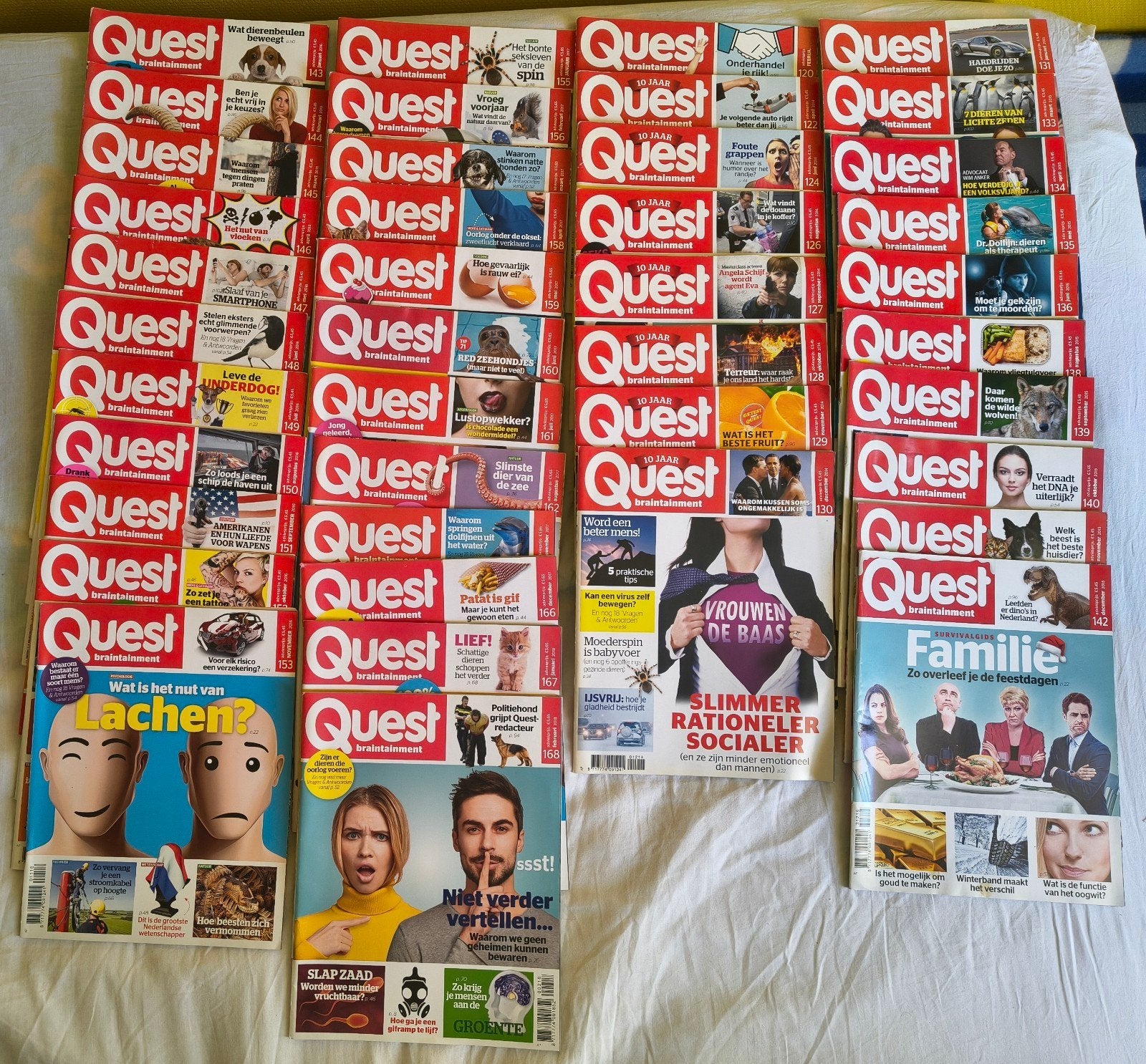 Grote collectie tijdschriften. Quest ('14-18)& Psychologie., Ophalen, Gelezen, Wetenschap en Natuur