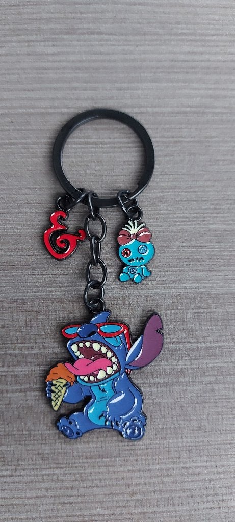 sleutelhanger en ketting van stitch, Ophalen of Verzenden, Nieuw