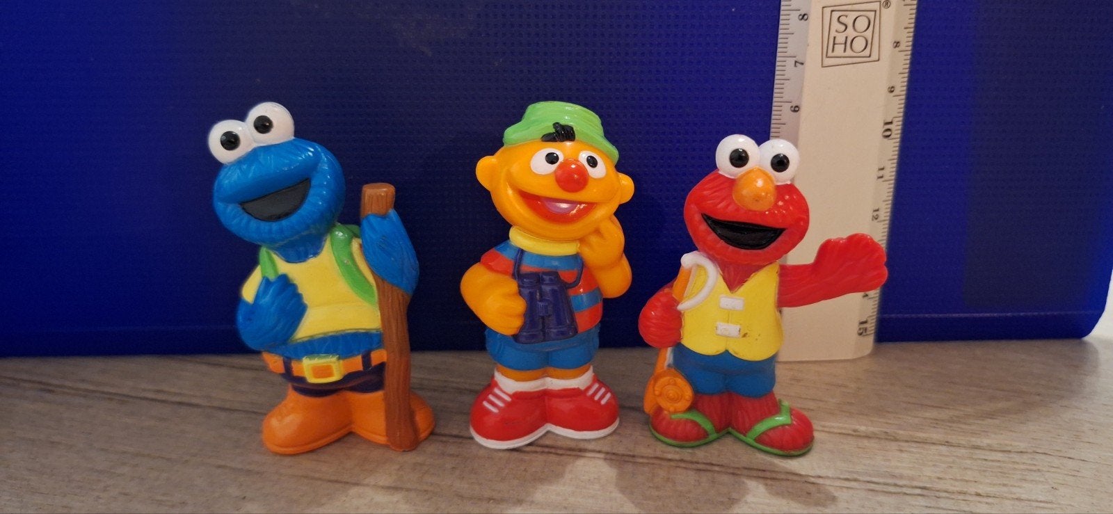 Sesamstraat poppetjes set van 3 (26226), Verzamelen, ., Ophalen of Verzenden, Zo goed als nieuw, China