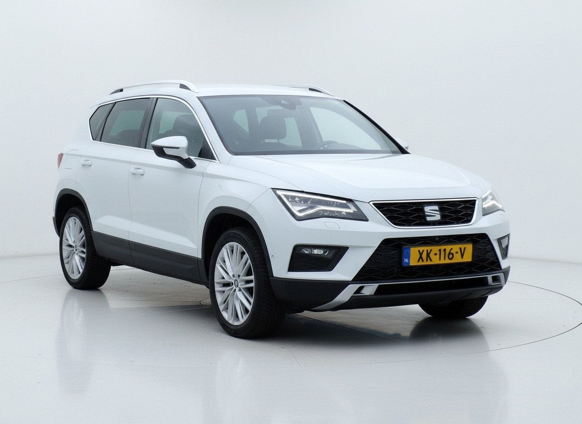 Seat Ateca 1.5 TSI Xcellence BusinessIntense|Luxe uitgevoerd, Auto's, Seat, 4 cilinders, 150 pk, Ateca, Wit