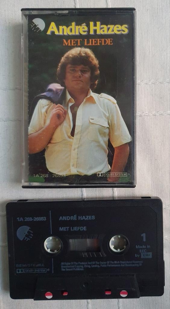 Cassettebandje André Hazes - Met liefde, Verzenden, Nederlandstalig, 1 bandje, Voorbespeeld