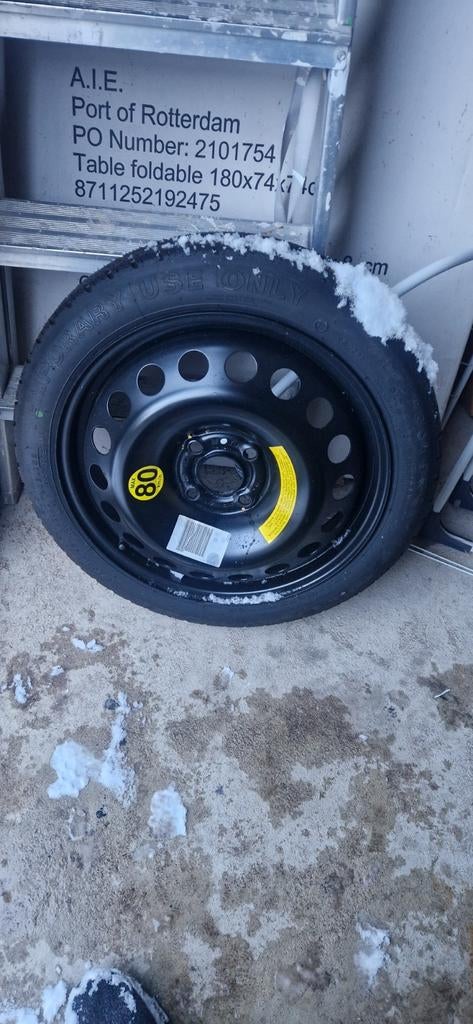 Thuiskomertje 115/70R16 - Reservewiel, Auto-onderdelen, Banden en Velgen, Ophalen, Nieuw, Zomerbanden, Banden en Velgen
