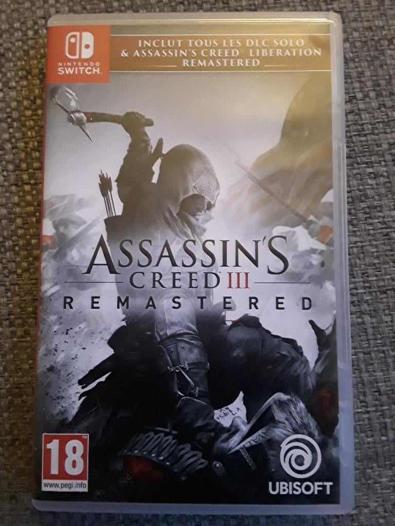 Nintendo Switch Game Assassin's Creed 3 Remastered, Avontuur en Actie, Vanaf 18 jaar, 1 speler, Ophalen of Verzenden