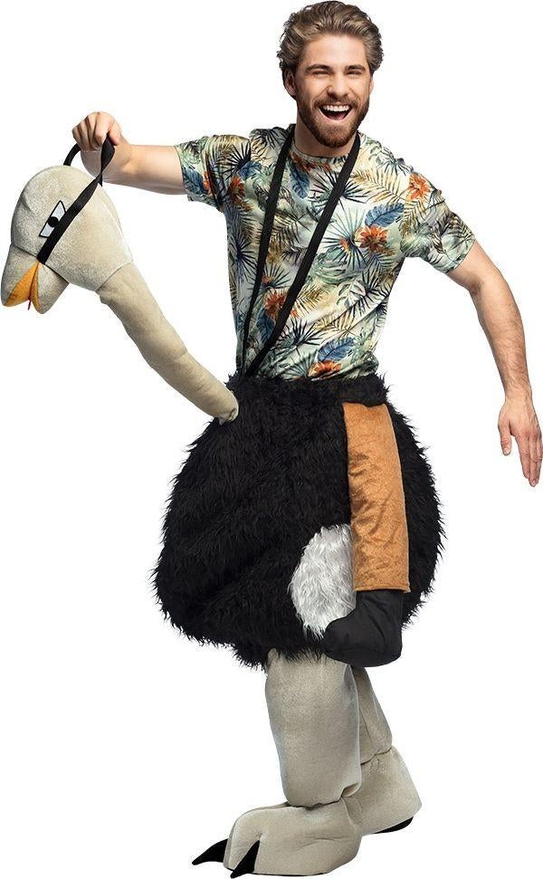 Struisvogelpak - Ideaal voor Carnaval!, Ophalen, Zo goed als nieuw, Carnaval, Kleding