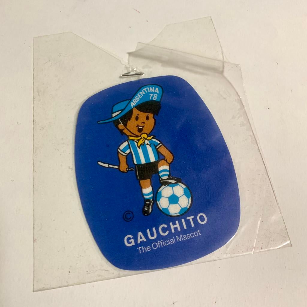 Vintage Gaucho Strijk Embleem Argentinië 78, Verzamelen, Ophalen of Verzenden, Nieuw