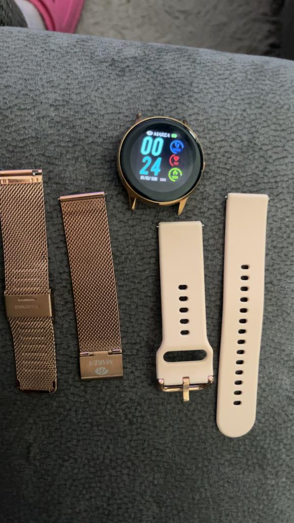 MAREA Smart Watch, Sieraden, Tassen en Uiterlijk, Smartwatches, Ophalen of Verzenden, Zo goed als nieuw, Zwart, Android