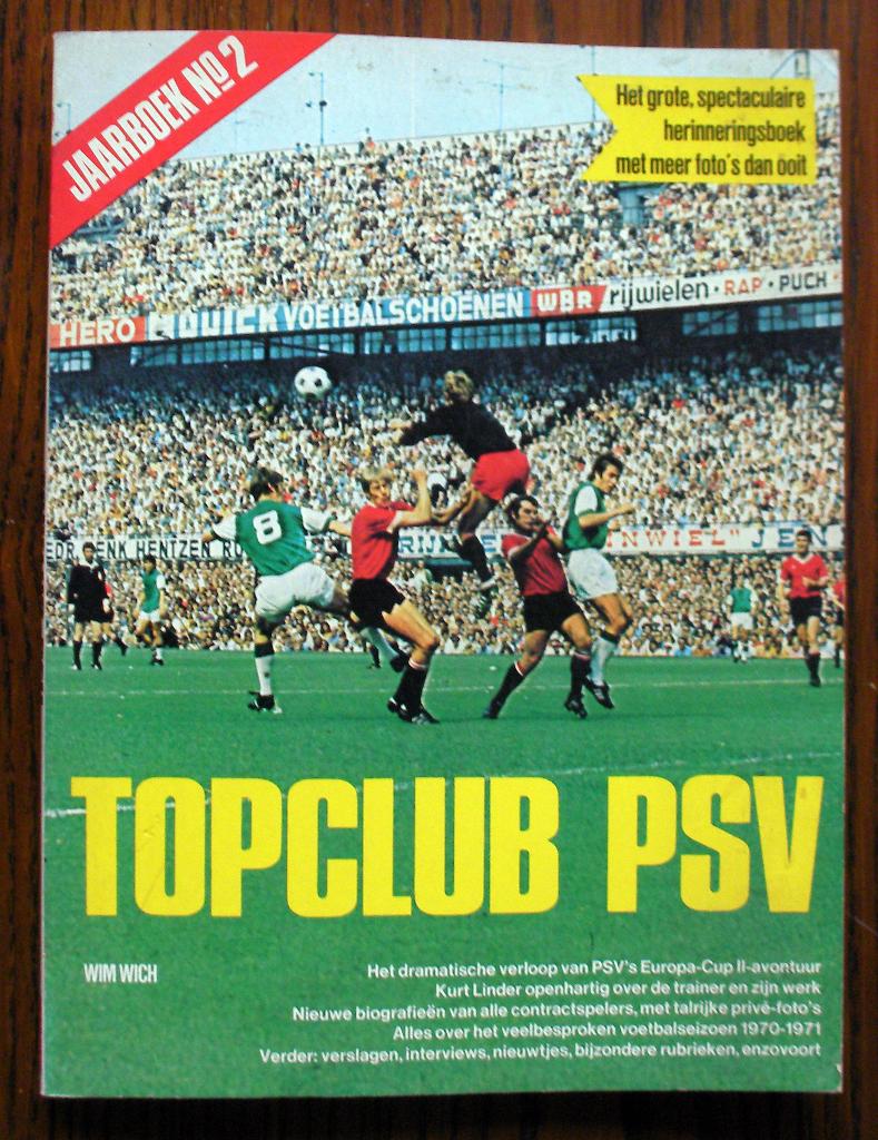 Topclub PSV, jaarboek nr.2, 1971, Ophalen, Wim Wich, Zo goed als nieuw, Balsport