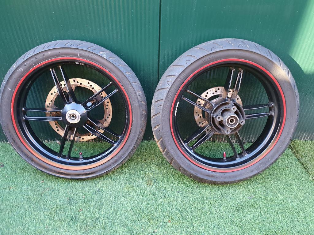 Yamaha TZR velgen set Velg wiel voorvelg achterwiel TZR50, Ophalen of Verzenden, Zo goed als nieuw, Frame, Yamaha