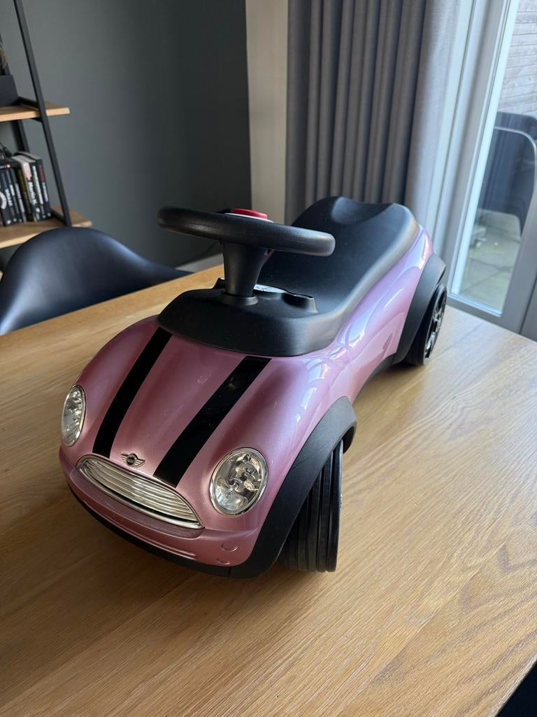 Mini Babyracer Loopauto . Custom gespoten! Roze!, Ophalen, Zo goed als nieuw, Loopvoertuig