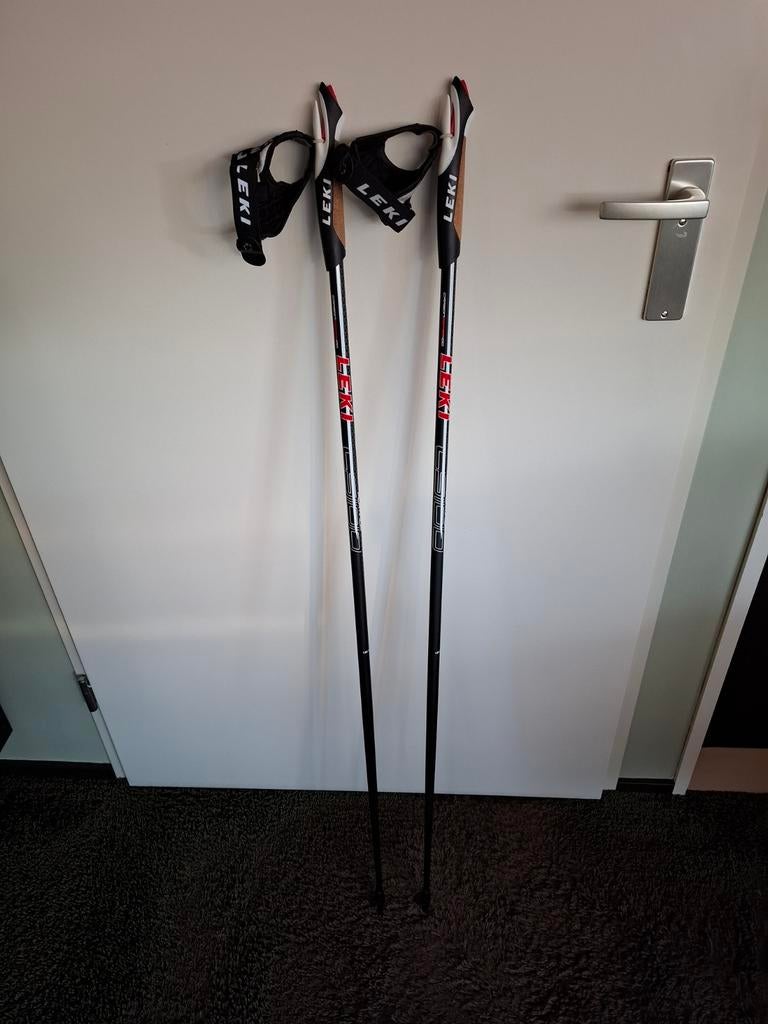 Leki Walker Platinium 100% Carbon Nordic Walking-stokken, Ophalen, Nieuw, Wandelstok