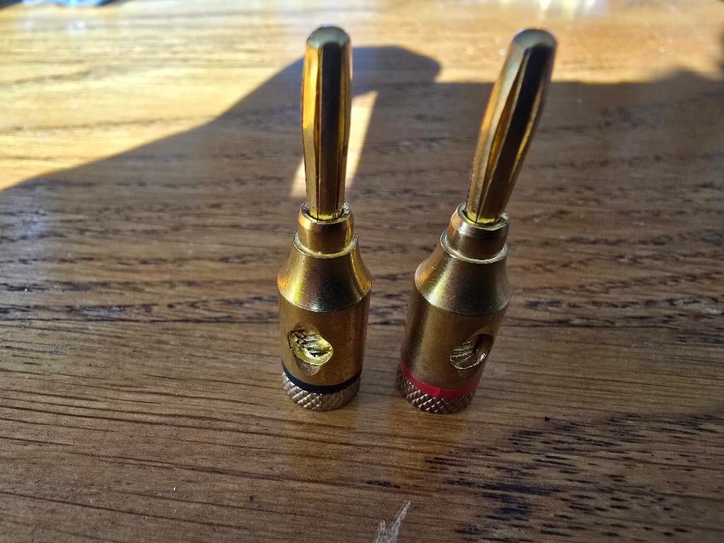 Banaanstekker Connector, Spades Voor Luidsprekerkabel, Overige merken, Verzenden, Overige typen, Nieuw