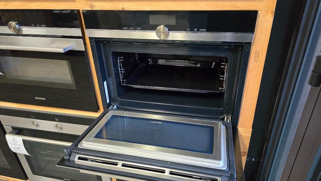 Siemens inbouw combi-oven CM636GBS1, Ophalen, Refurbished, Oven met grill, Inbouw