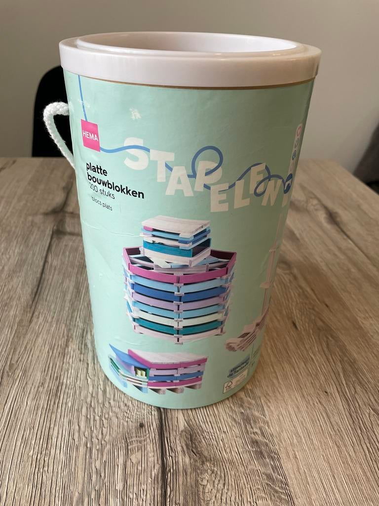 Hema plattebouwblokken, Ophalen