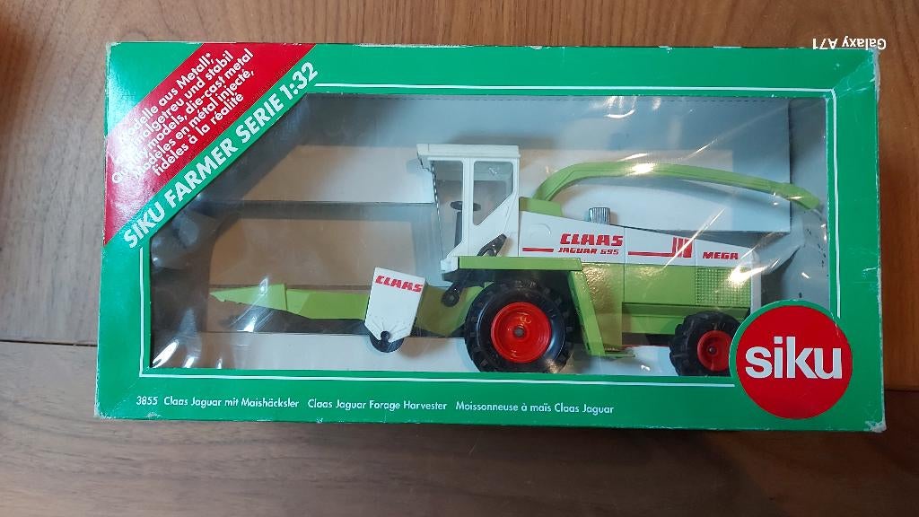 Siku 3855 Claas jaguar 695 hakselaar/combine - 2, Ophalen of Verzenden, Zo goed als nieuw, Tractor of Landbouw, SIKU