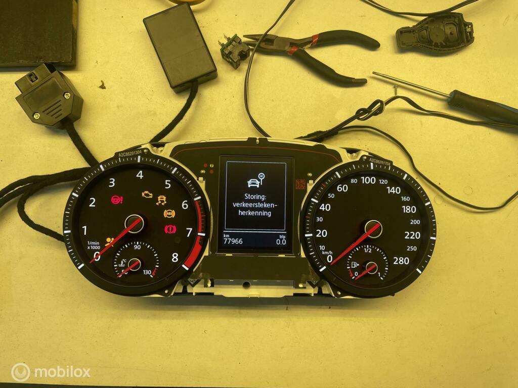 Dashboard tellerklok VW Golf 7 GTI 5G1920756A, Auto-onderdelen, Ophalen of Verzenden, Gebruikt
