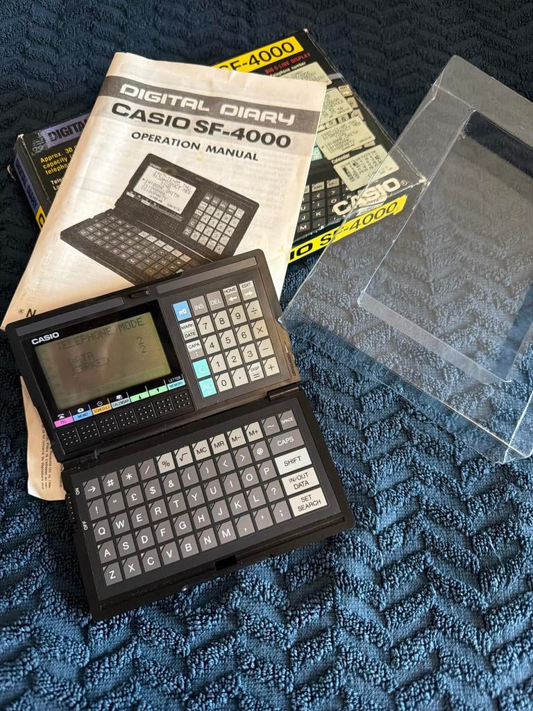 Casio SF-4000 Digitale Agenda - Vintage, Diversen, Agenda's, Gebruikt, Ophalen of Verzenden