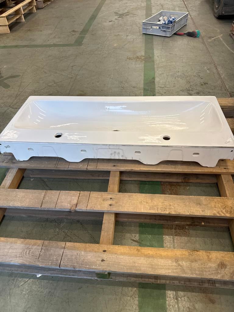 6 Keramag wasbakken, 120x48cm - ideaal voor hobbyruimte!, Ophalen, Gebruikt, 100 tot 150 cm, Nvt