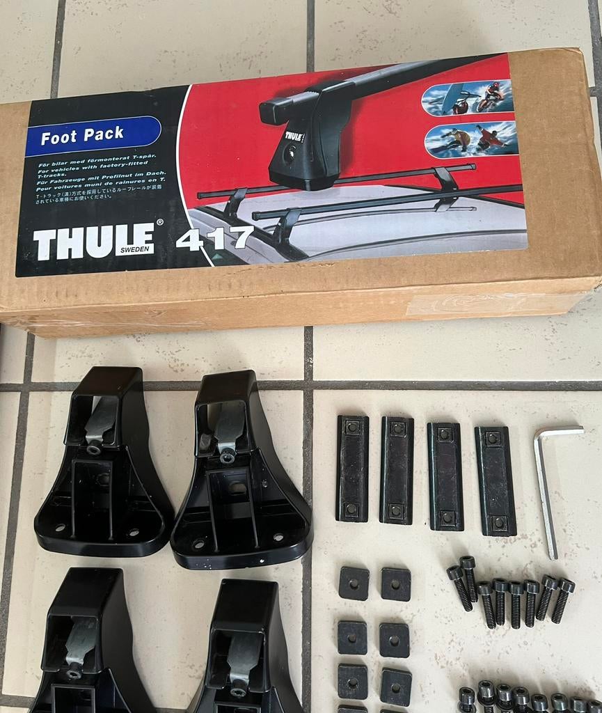 THULE 417 met dragers, Ophalen, Zo goed als nieuw