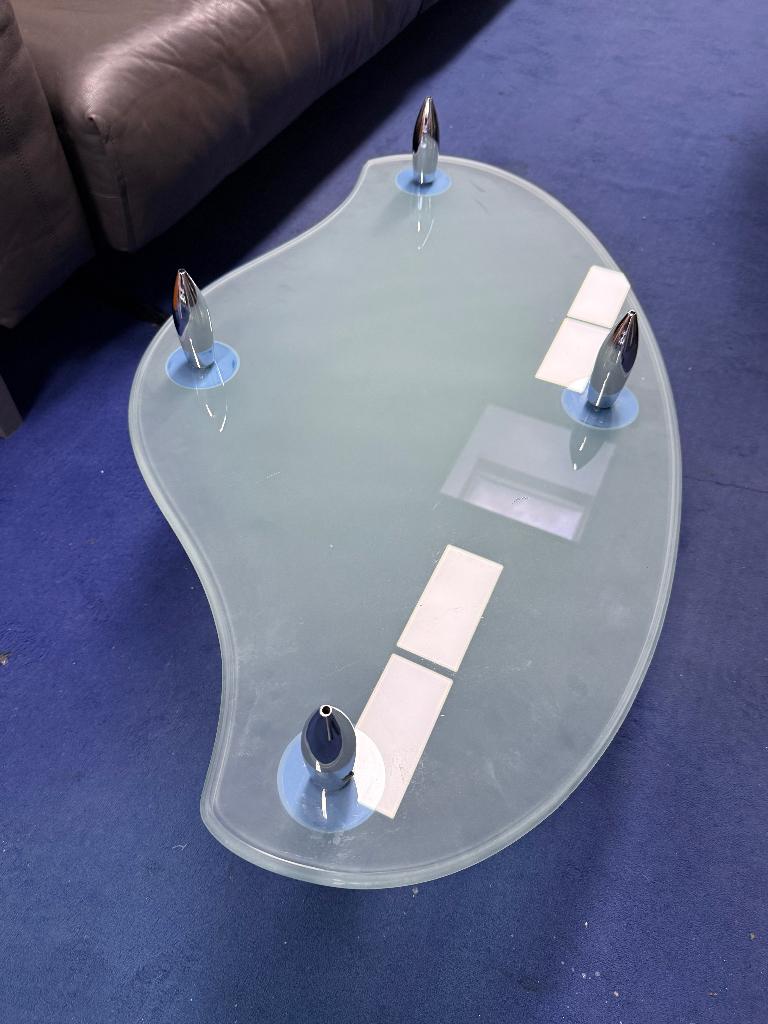 Zanotta Muranoglas salontafel Memphis Design, Ophalen, Gebruikt, Memphis Design Vintage Speels Eye- Catcher, 100 tot 150 cm