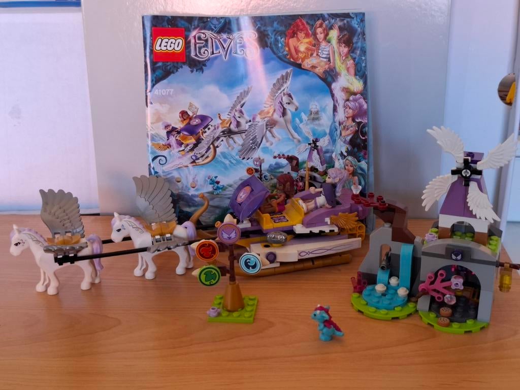 Lego Elves 41077 - Pegasus slee, Ophalen of Verzenden, Zo goed als nieuw, Complete set, Lego