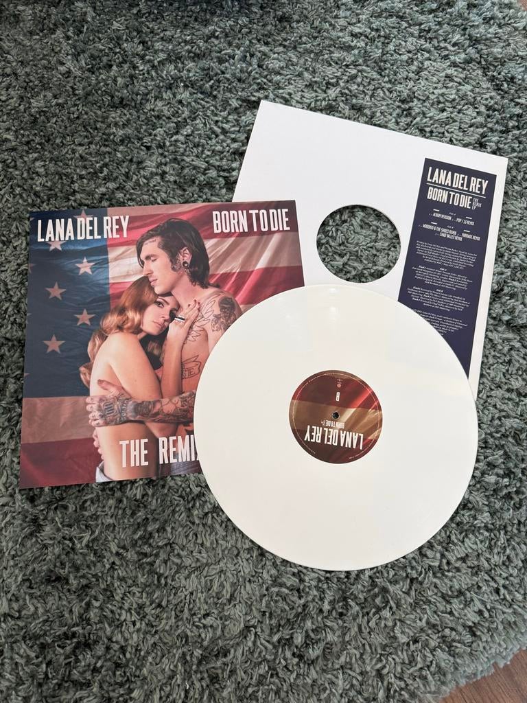 Lana Del Rey - Born To Die Remixes EP Vinyl Custom Print, Ophalen of Verzenden, Zo goed als nieuw, 12 inch