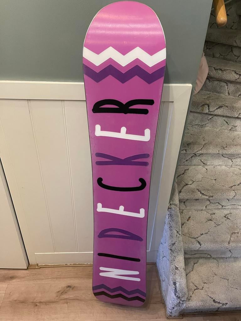 Nidecker All-Mountain Snowboard 148cm, Sport en Fitness, Snowboarden, Ophalen, Zo goed als nieuw, Board