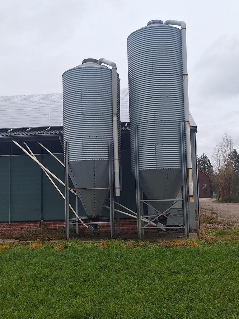 Chore time silo's 2 x 8 ton bijvullen 1 x 12 ton bijvullen, Overige materialen, Gebruikt, Overige typen, Ophalen of Verzenden