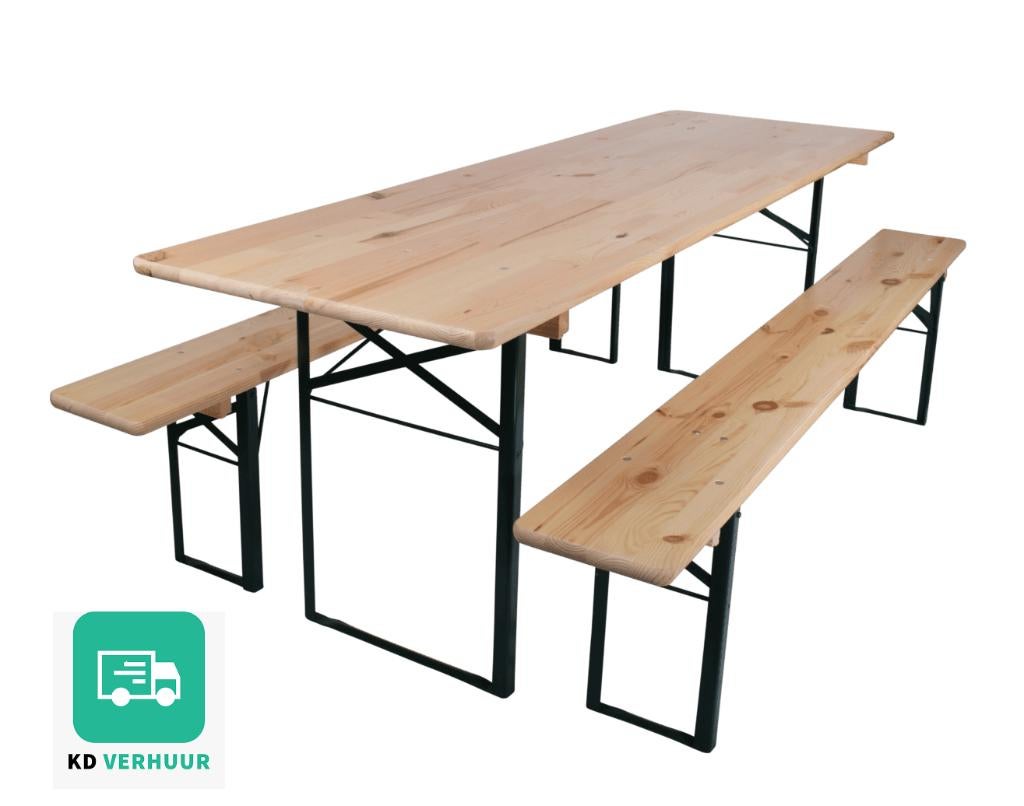 Biertafel + banken set te Huur bij KD Verhuur, Ophalen, Nieuw, Overige
