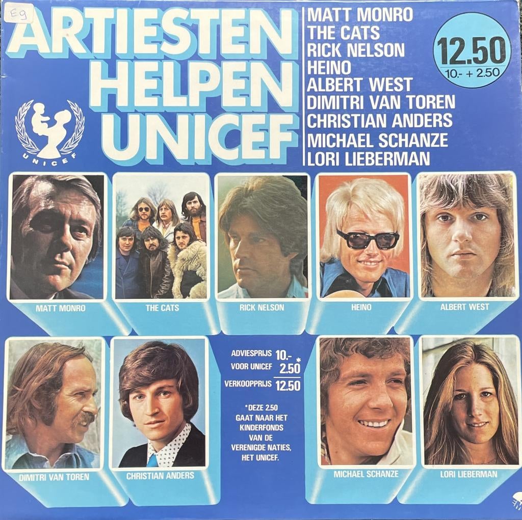LP: Artiesten Helpen Unicef 1974, Ophalen of Verzenden, Zo goed als nieuw, 12 inch, Pop
