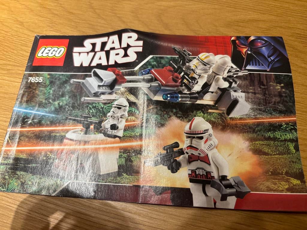 Lego Star Wars Clone Trooper Set 7655, Ophalen of Verzenden, Gebruikt, Complete set, Lego