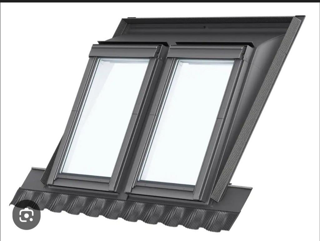 Velux dakkapel basis duo ggl pk06 94x118, 80 tot 120 cm, 80 tot 120 cm, Nieuw, Ophalen of Verzenden
