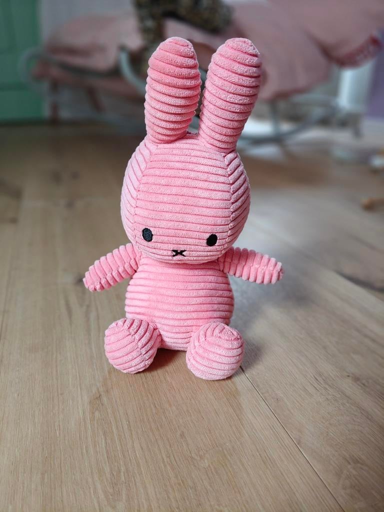 Nijntje Knuffel Ribstof - Zachte Pluche Konijn, Ophalen of Verzenden, Zo goed als nieuw, Konijn
