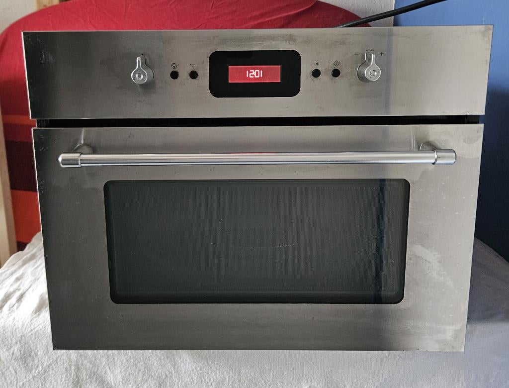 Inbouw combi magnetron van IKEA EXEMPLARISK GENAST MWP T00 S, Ophalen, Combimagnetron, Gebruikt, Hete lucht