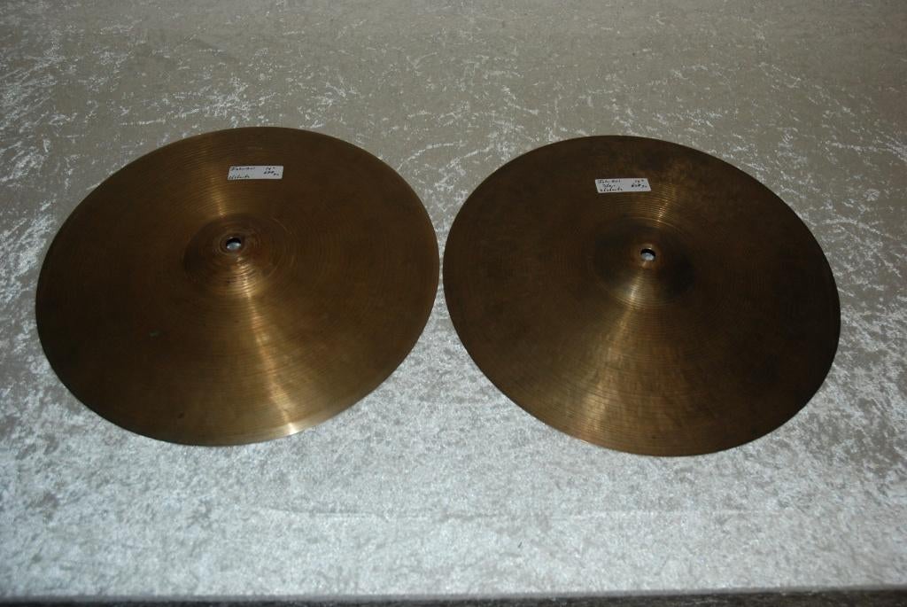 Istanbul Agop 30th anniversary hihat bekkens 638/688gr 14", Gebruikt, ., Drums of Percussie, Ophalen of Verzenden
