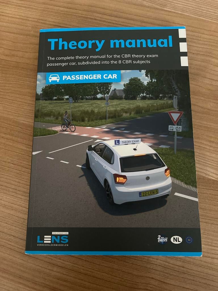 Theorieboek no CBR auto English version / Theory Book, Ophalen of Verzenden, Nieuw, Algemeen