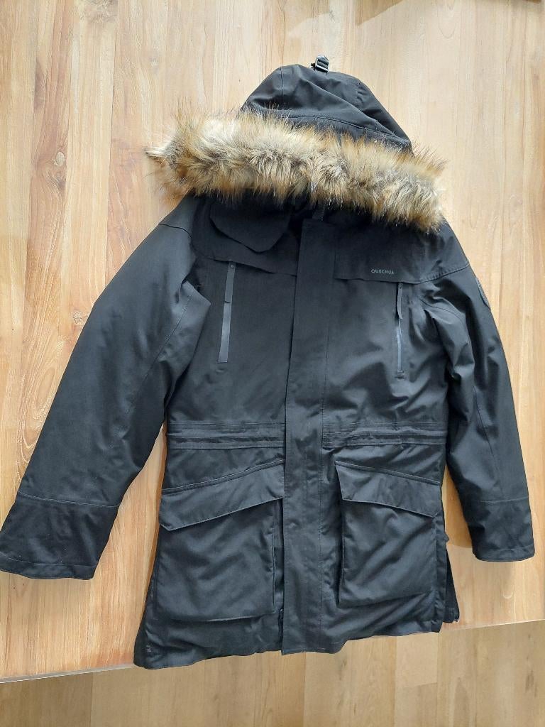 winterjas quechua parka decathlon zwart -20 S wintertrails, Kleding | Heren, Quechua, Zwart, Ophalen of Verzenden, Zo goed als nieuw