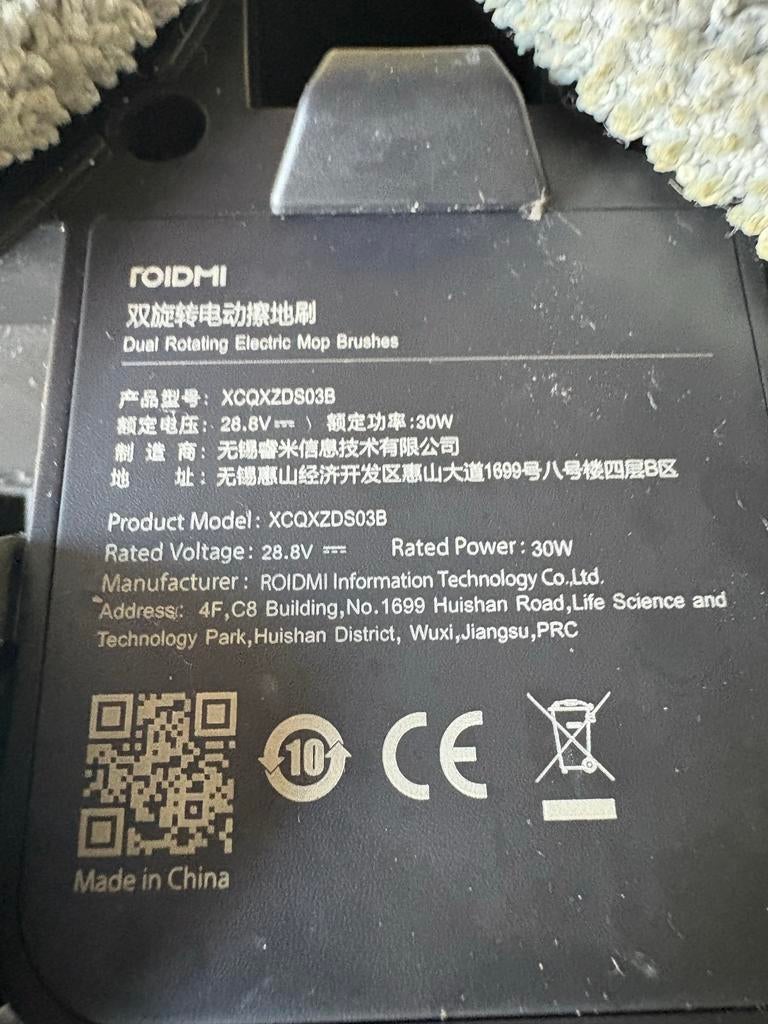 Roidmi X30 Dweilsysteem basisstation, Witgoed en Apparatuur, Stofzuigers, Gebruikt, Minder dan 1200 watt, Reservoir, Ophalen of Verzenden