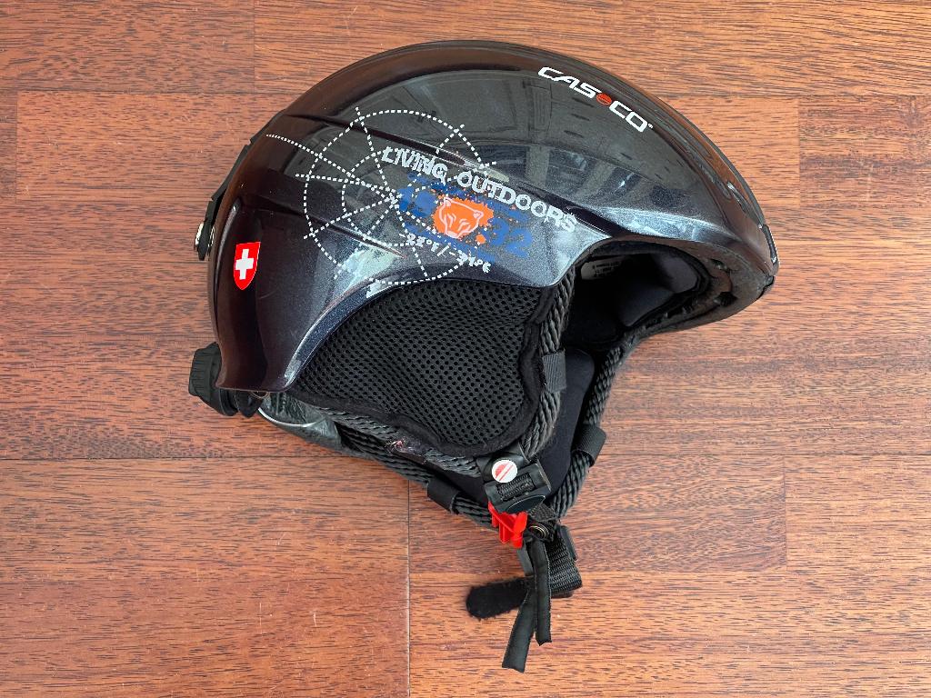 Skihelm Casco Powder Junior 52-57 cm, Overige merken, Gebruikt, 100 tot 140 cm, Overige typen
