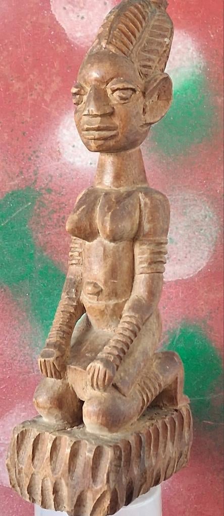 Fetisj. Yoruba. Afrika. Female. 21 cm., Ophalen