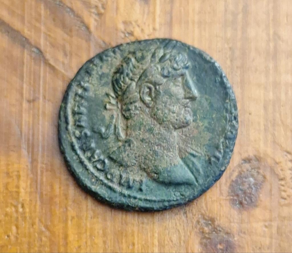 Romeinse munt (AS) van Hadrianus, Postzegels en Munten, Munten | Europa | Niet-Euromunten, Ophalen of Verzenden, Italië, Losse munt