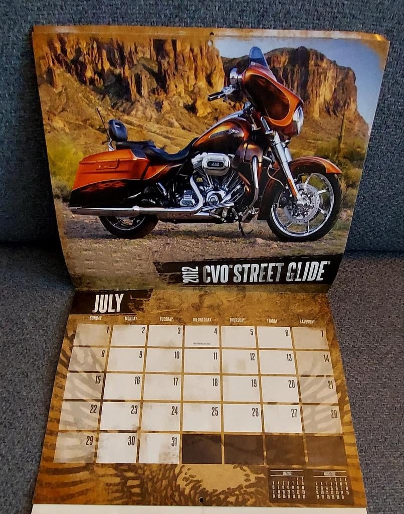 Oude Harly kalender., Verzamelen, Merken en Reclamevoorwerpen, Ophalen of Verzenden
